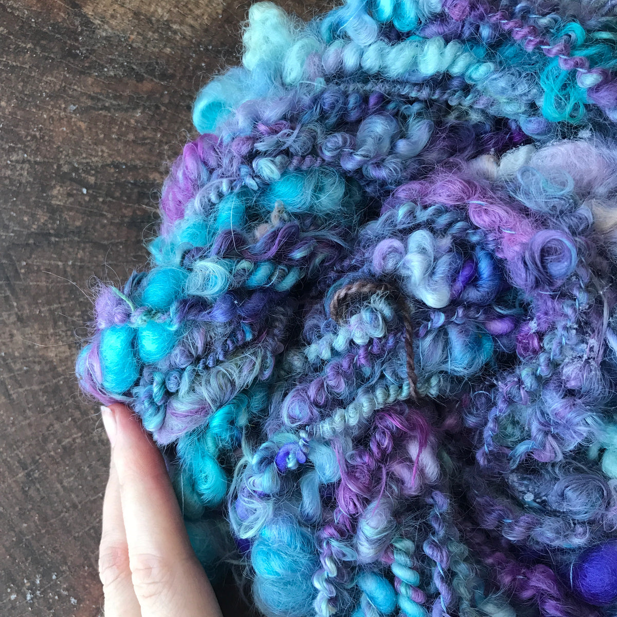 Purple alpaca yarn 100g - Mynoush