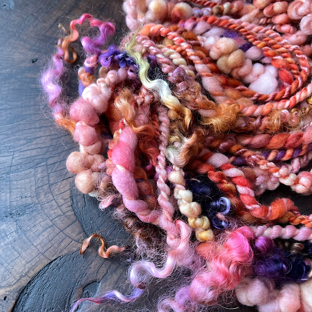 Peaches pie - art yarn