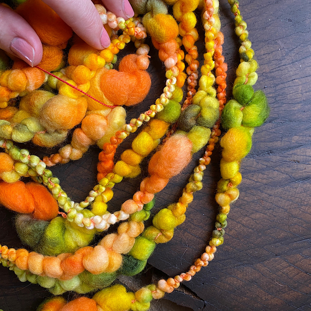 Fresh carrots Jumbo boucle Art yarn