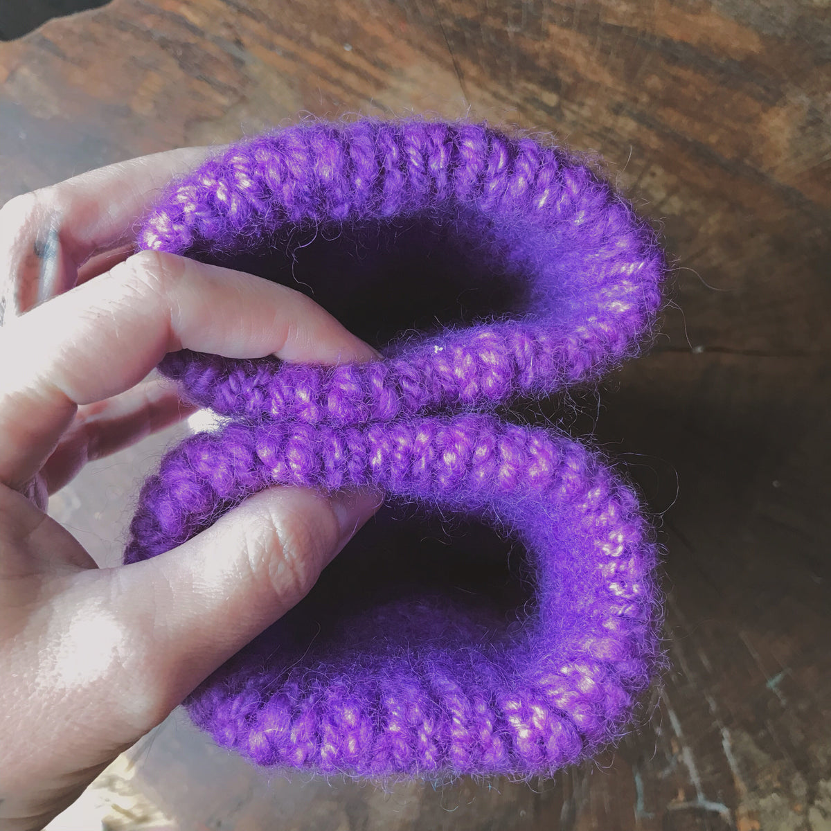 Thrummed mittens knitted with hand spun yarn | one size - Mynoush