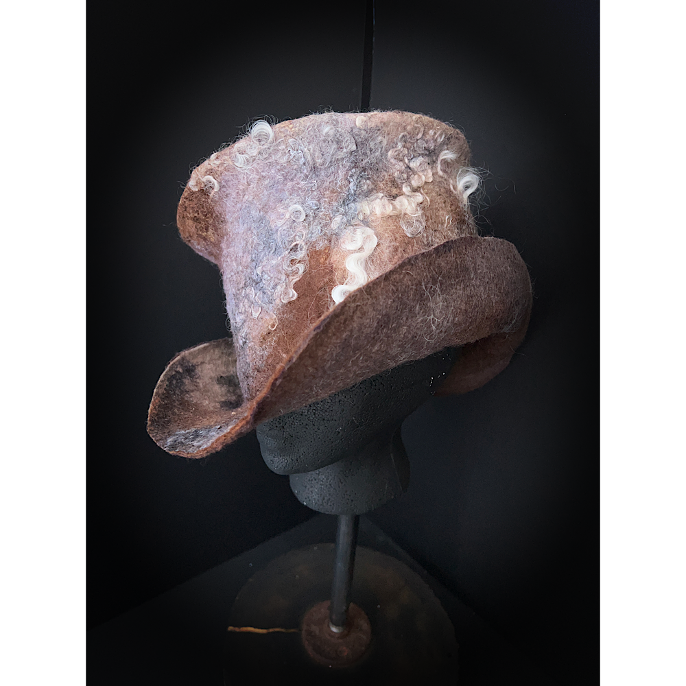 Felted top hat  - 23”
