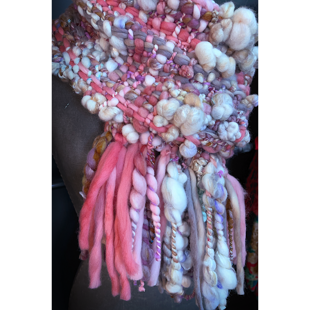 Woven scarf 91” X 9”