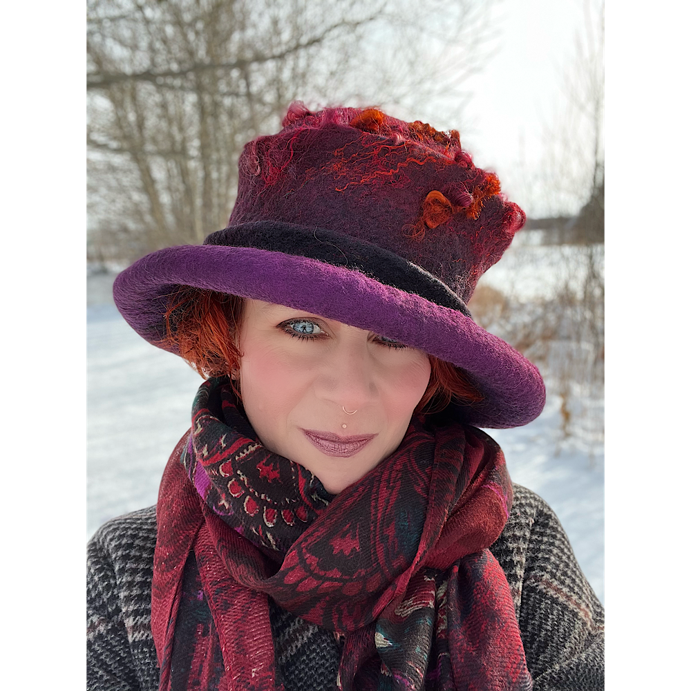 Felted hat- 23.5”