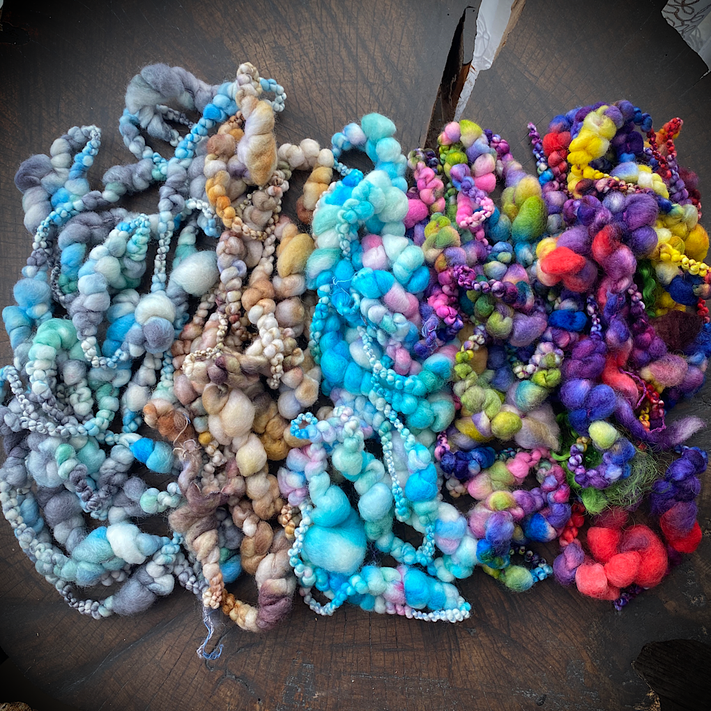 Mini art yarn assortment - weaver kit