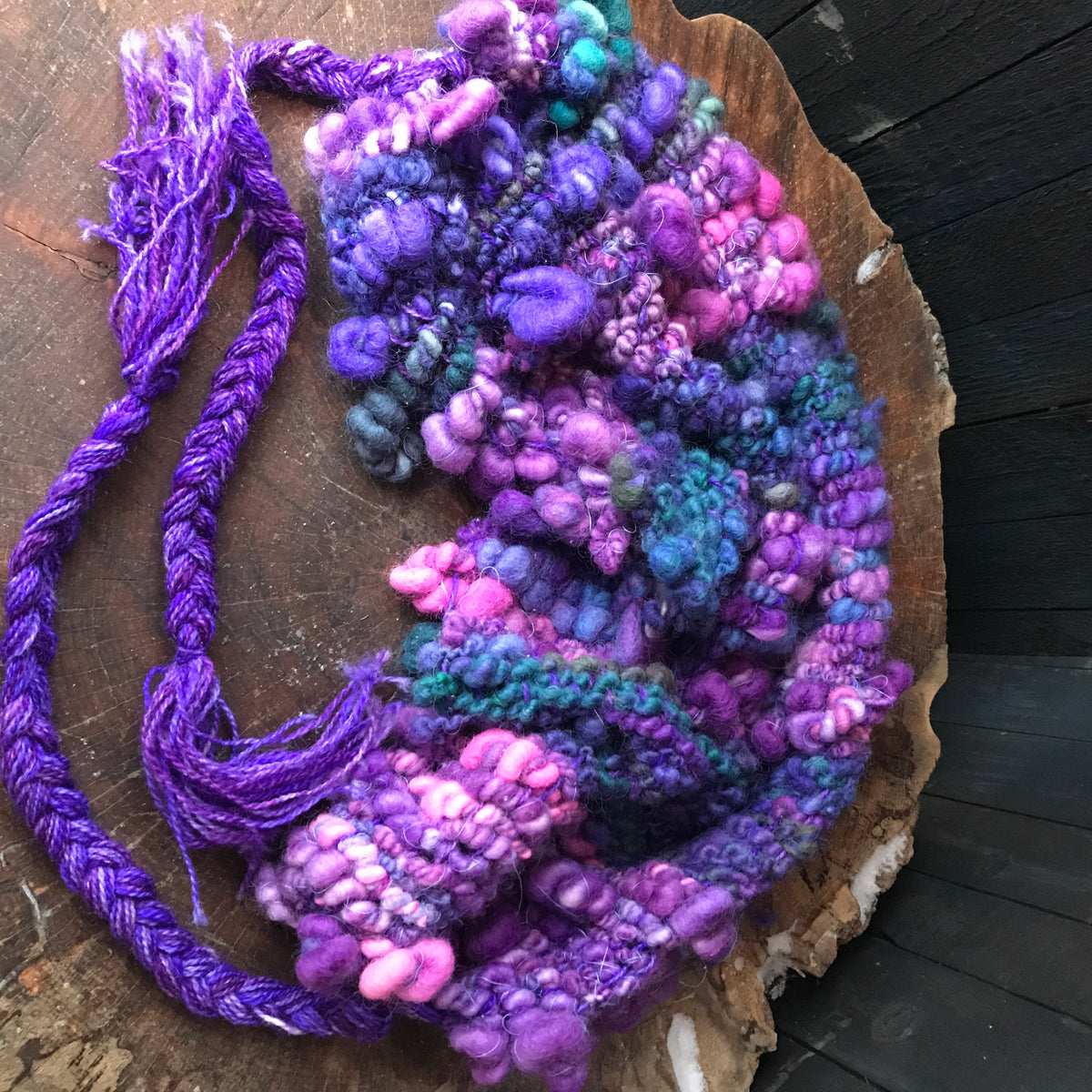 Purple cowl Col mauve - Mynoush