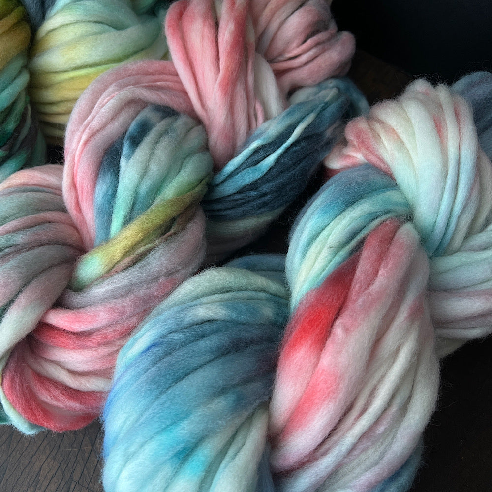 Fluffy yarn set of 3 skeins