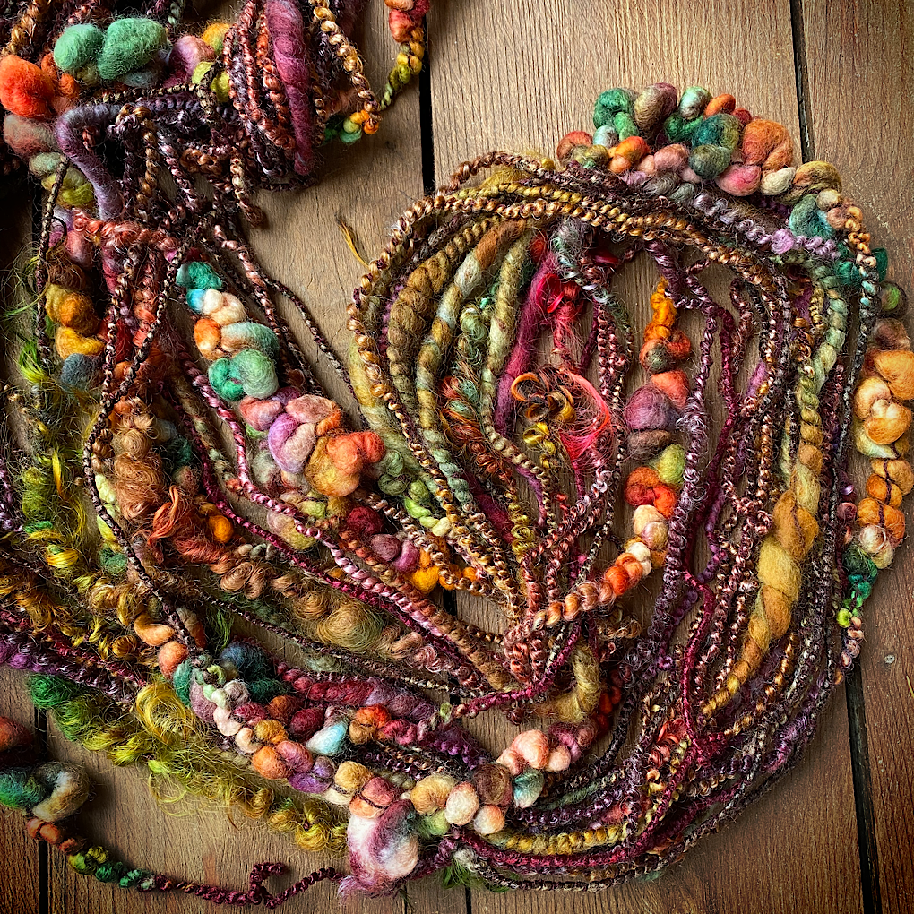 Potiron - silk tencel Signature art yarn