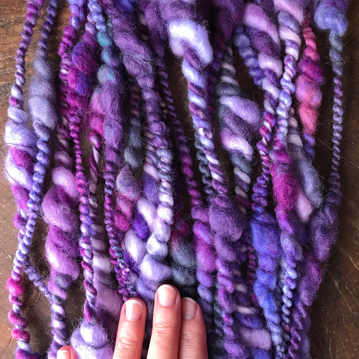 Purple art yarn 100g - Mynoush