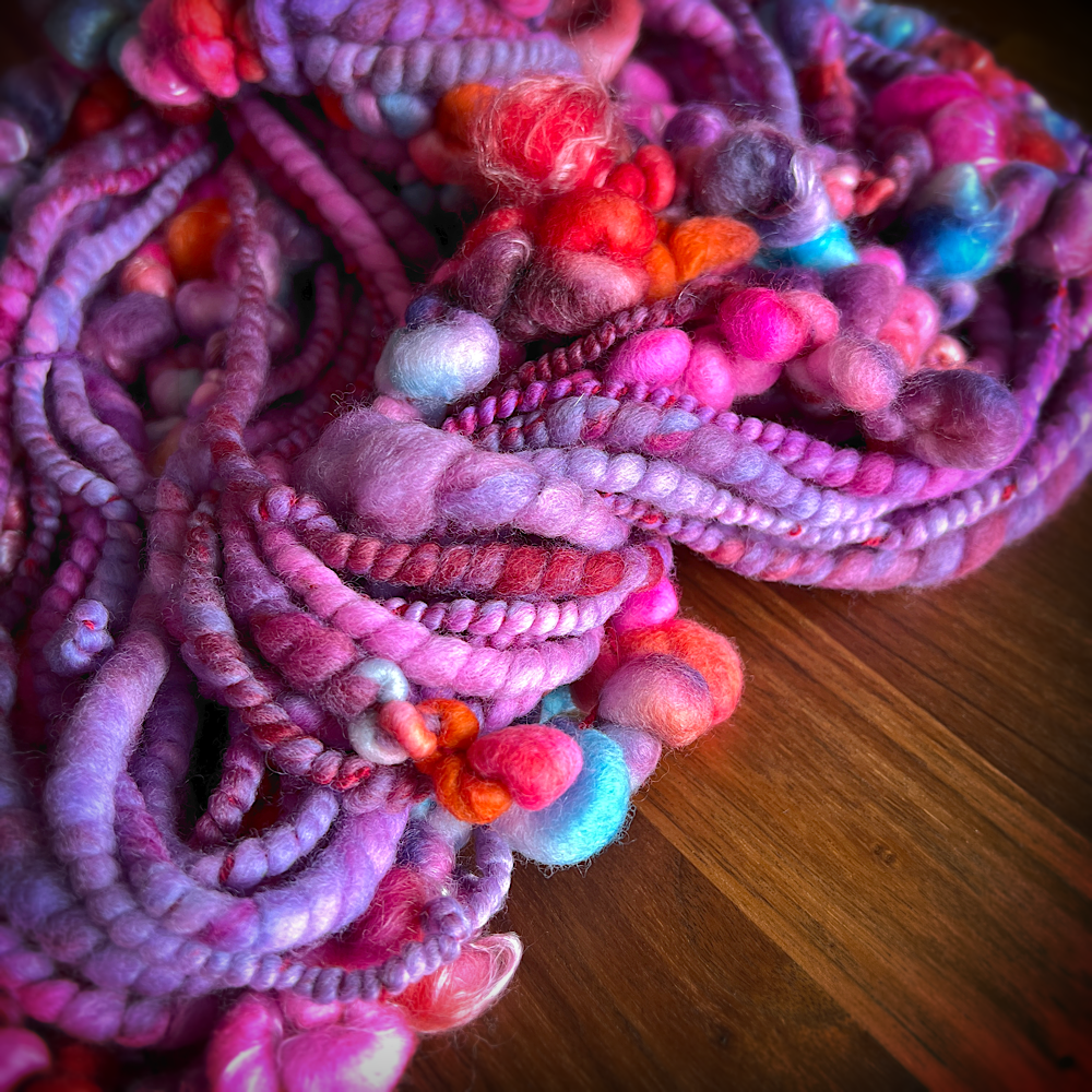 Floralies - bubbly art yarn