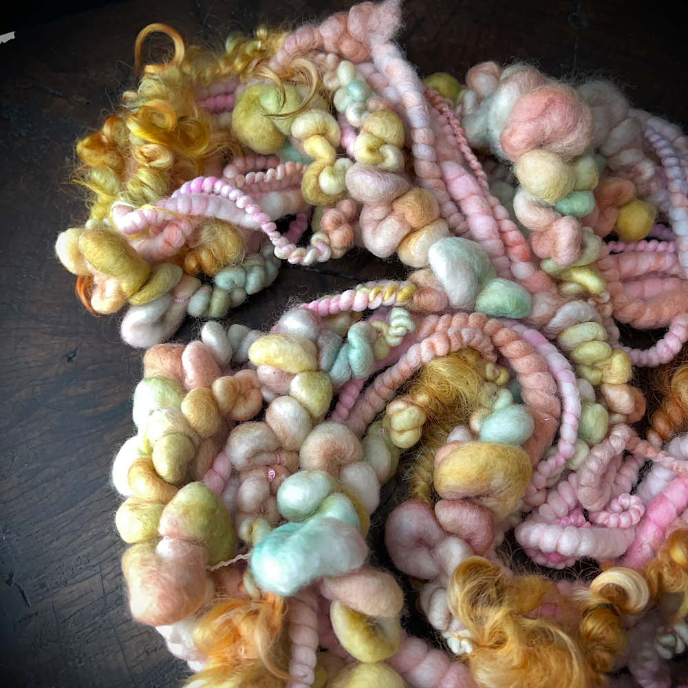 You’re a peach- set of jumbo art yarn