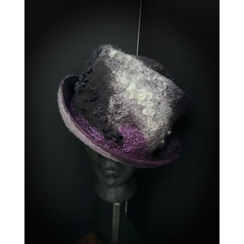 Felted top hat  - 22 3/4”