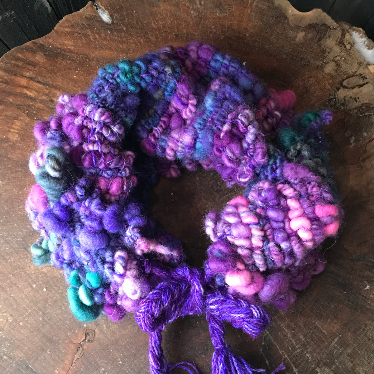 Purple cowl Col mauve - Mynoush