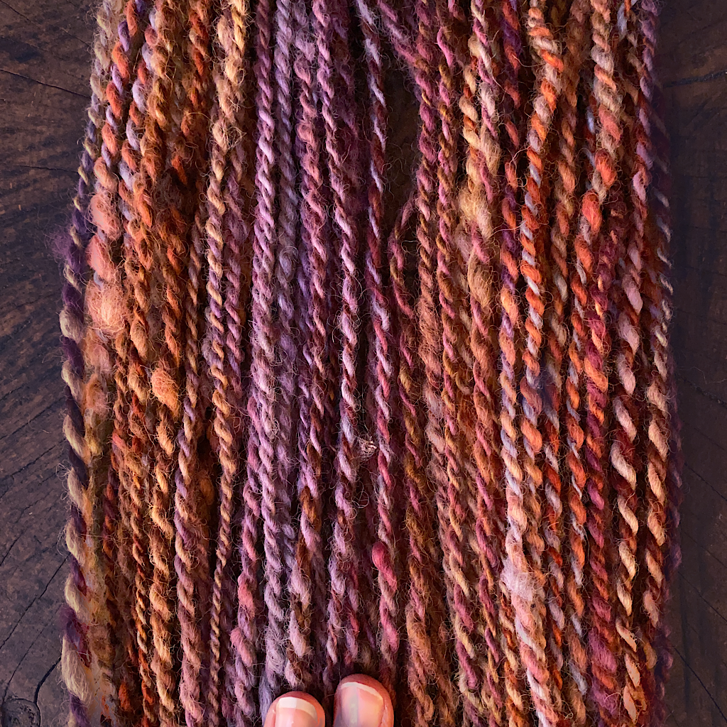 Hand spun alpaca yarn 4