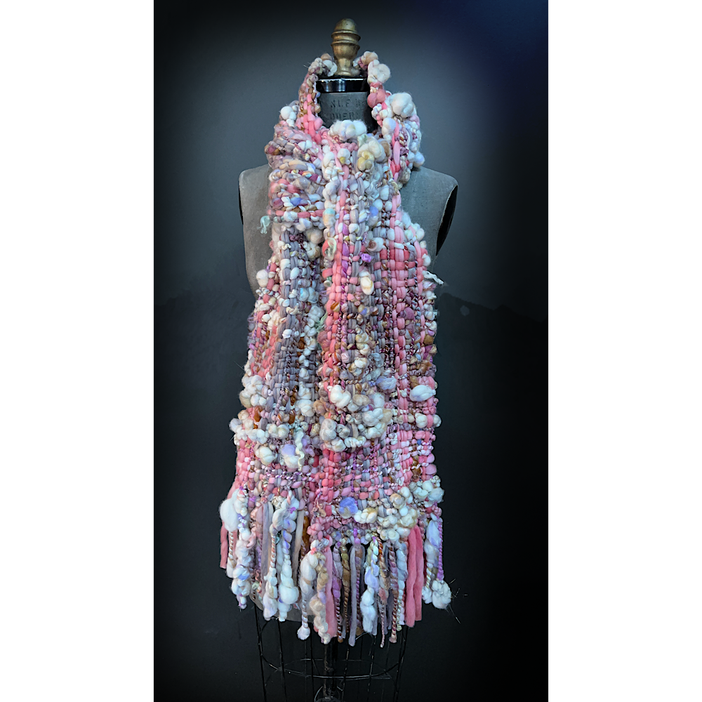 Woven scarf 91” X 9”