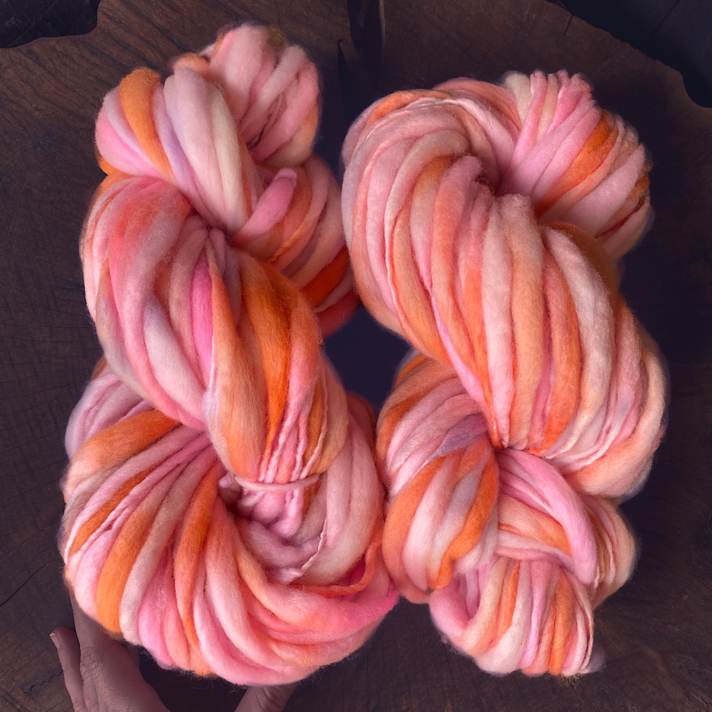 Merino hand spun yarn