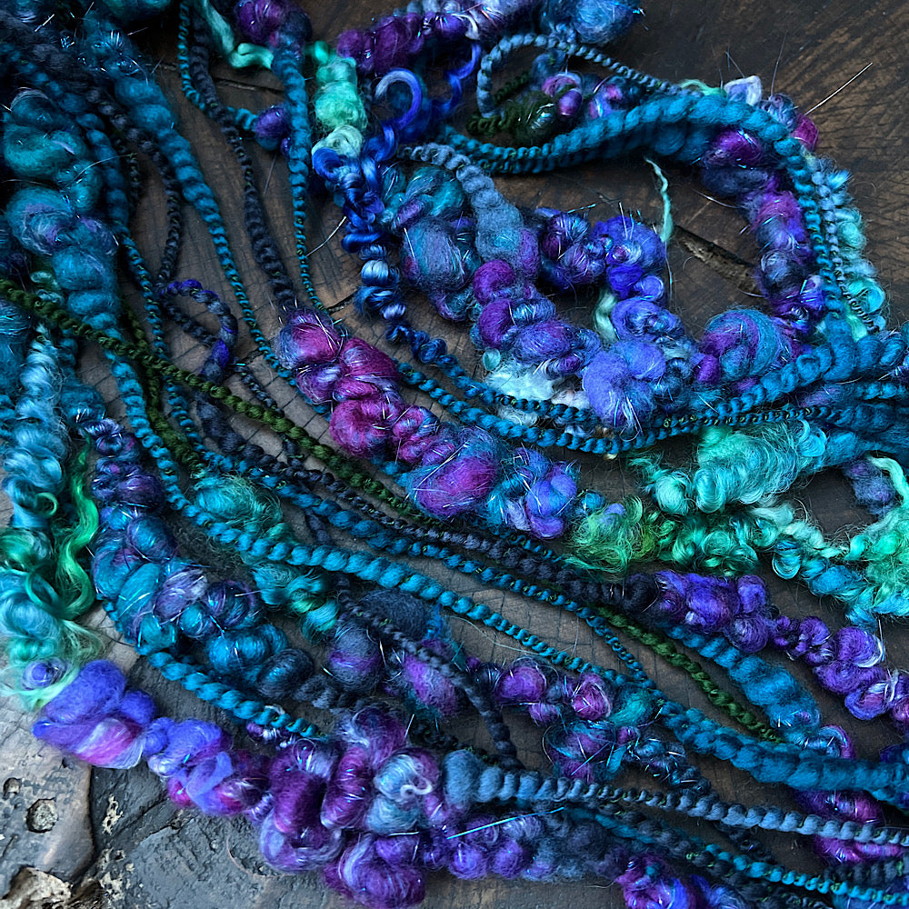 Turquoise rays signature art yarn