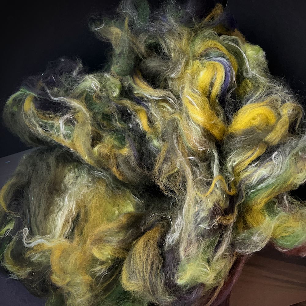 Batt for spinning yarn