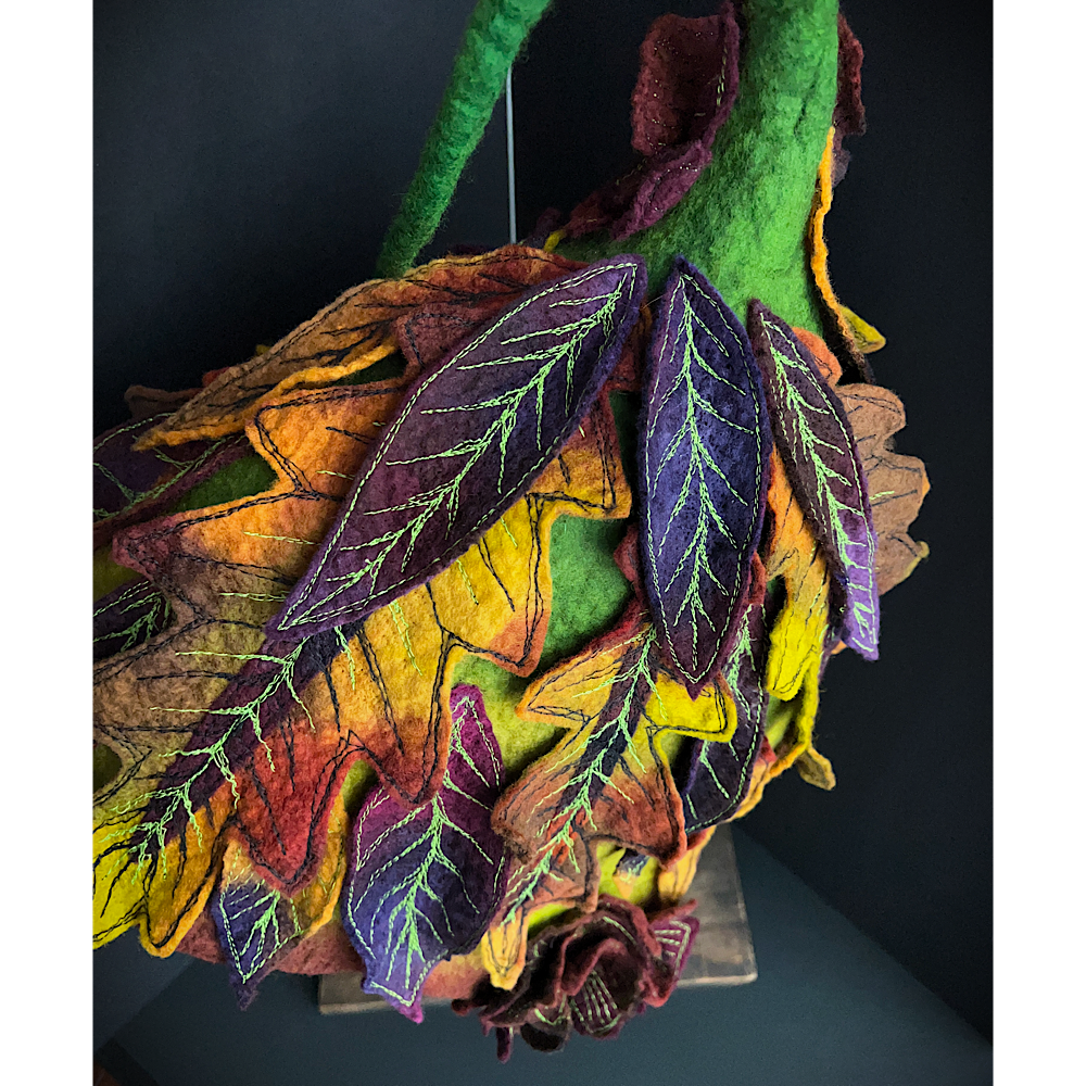 Fall Fairy felted Hood