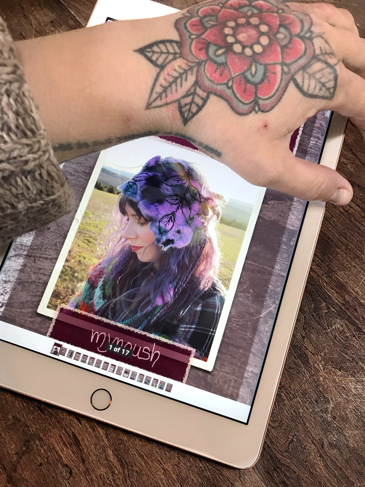 Comment j’ai fait des bandeaux en feutre, Histoire illustrée, 16 pages PDF -23 photos, instant download,feutrage, teinture, quilting - Mynoush