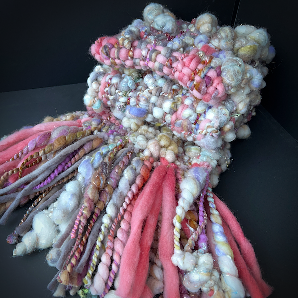 Woven scarf 91” X 9”