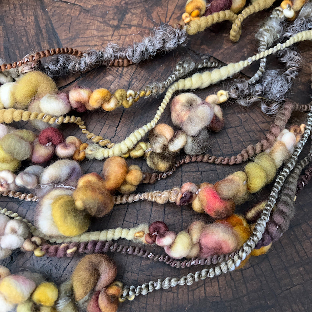 Art yarn duo for weaving 4.7 oz