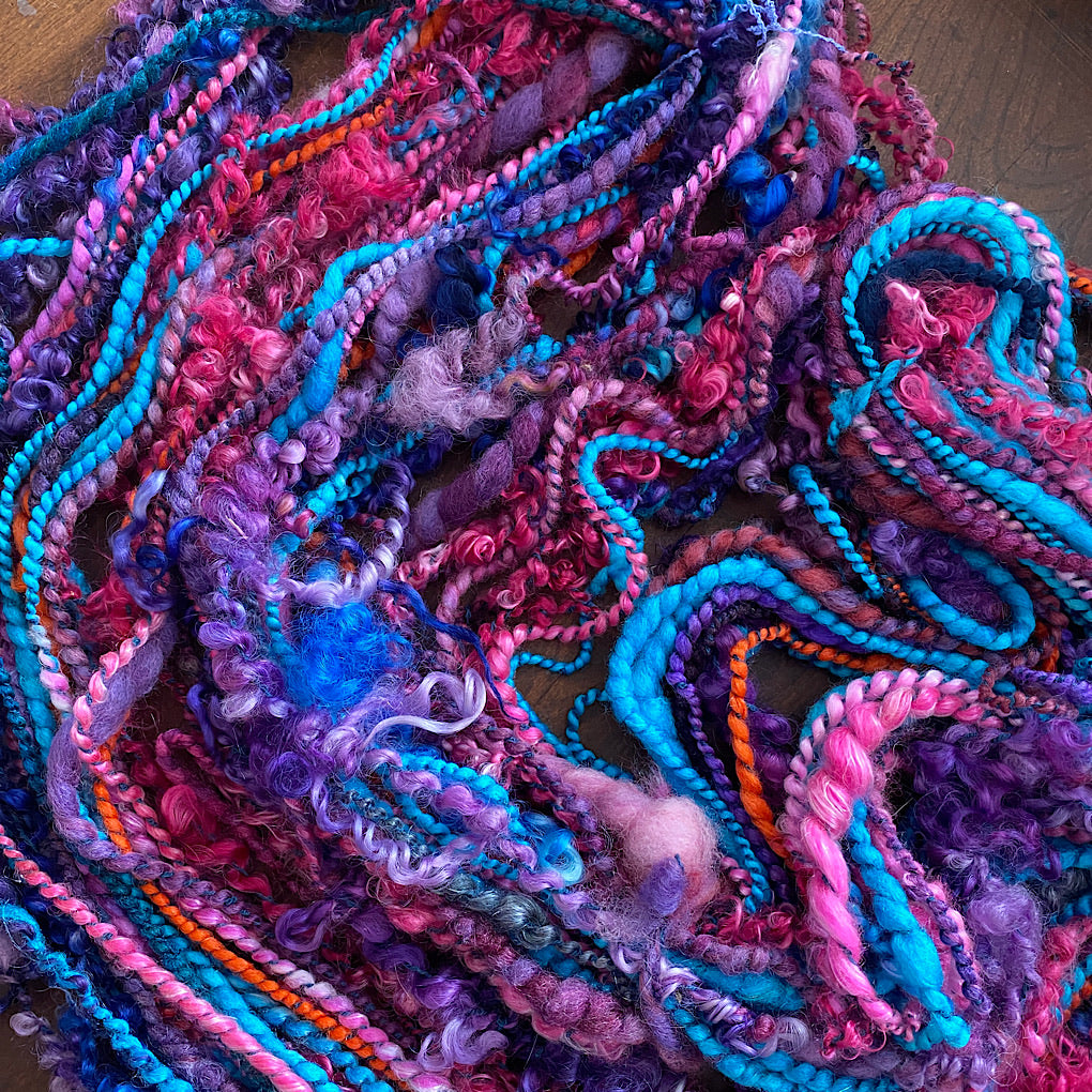 Bloom - Merino silk knitting art yarn