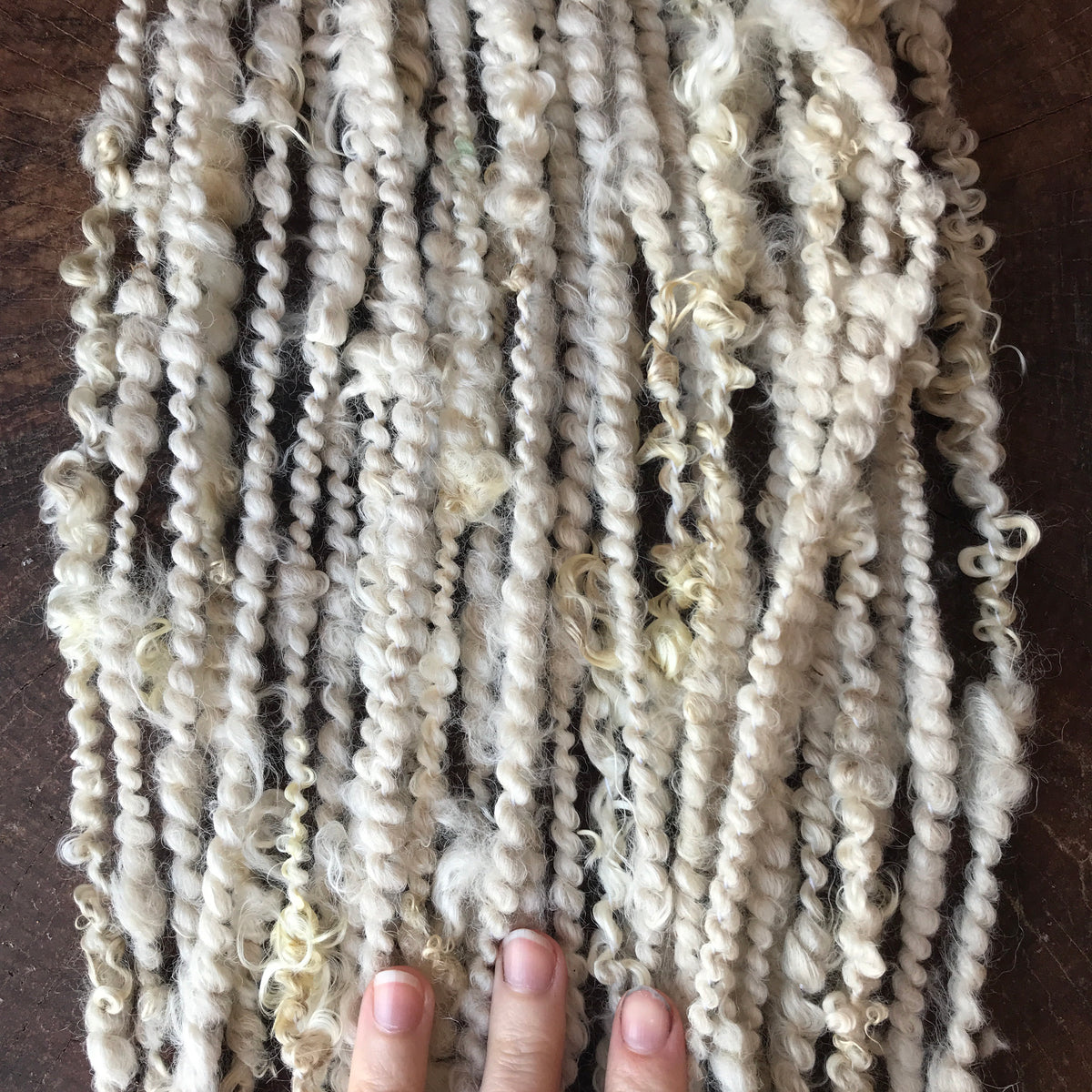 White alpaca yarn 100g - Mynoush