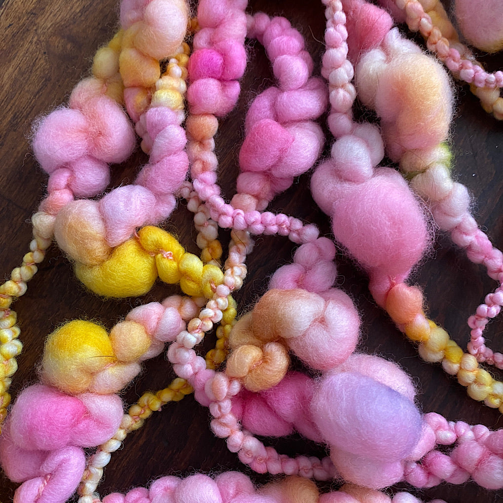 Honey Rose Jumbo boucle Art yarn