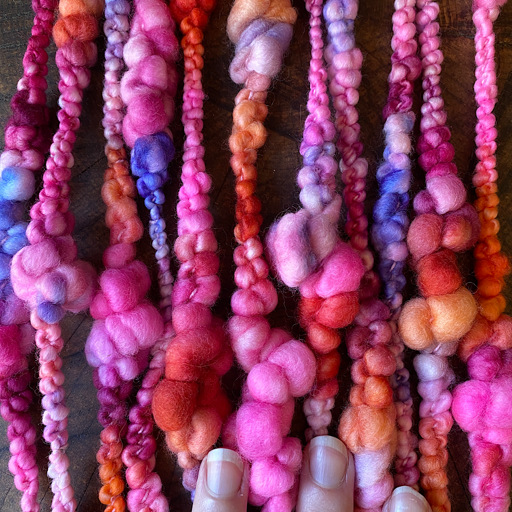 Le temps des fraises Art yarn