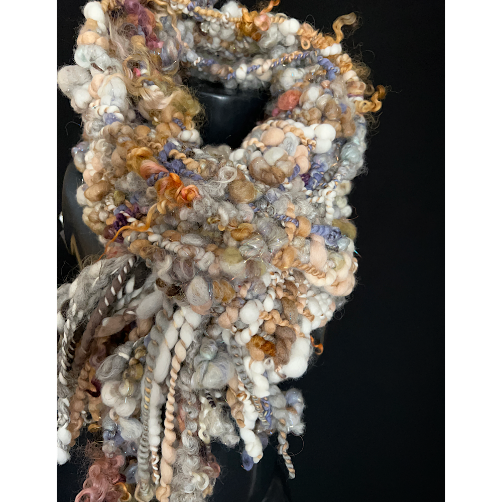 Golden rose Woven scarf 2022