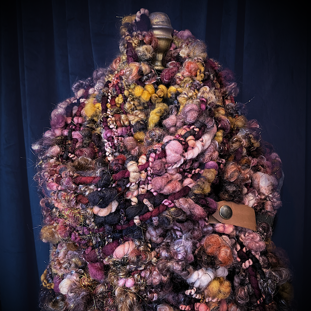 Black Rose Woven scarf