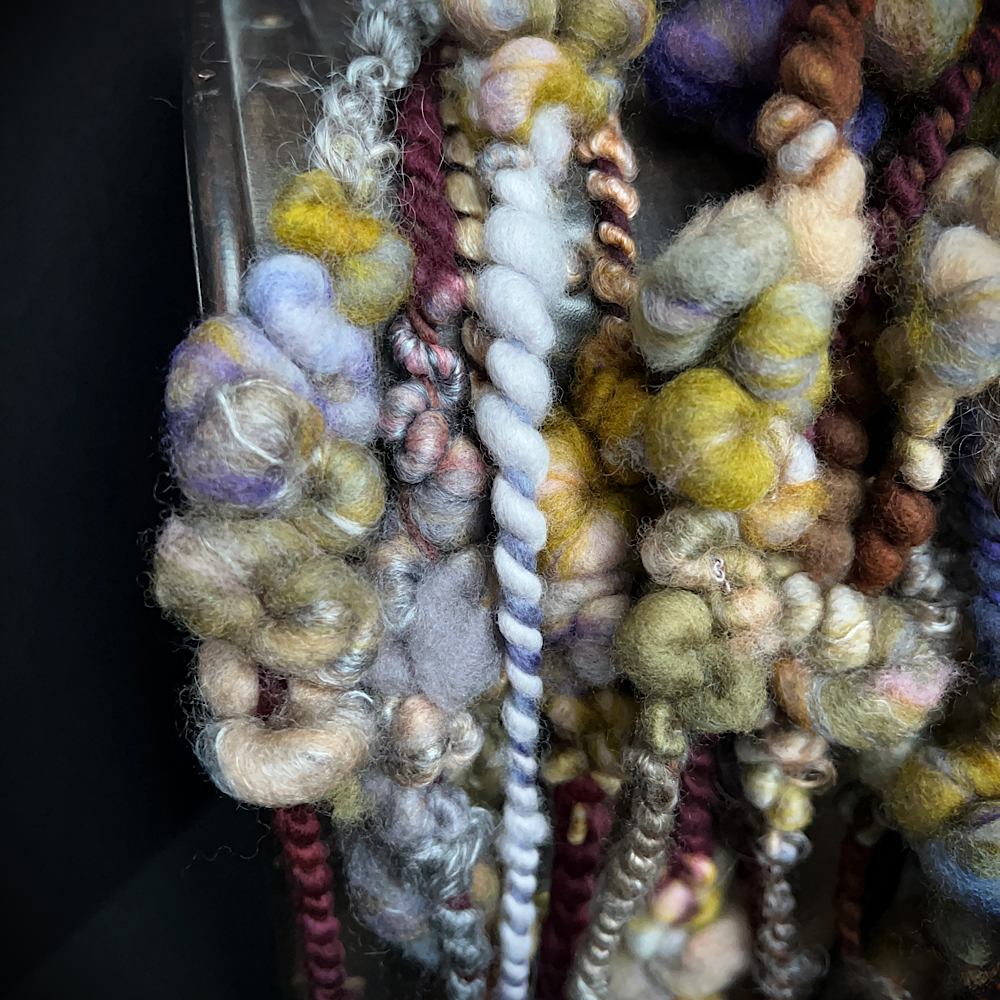 Hand spun art yarn