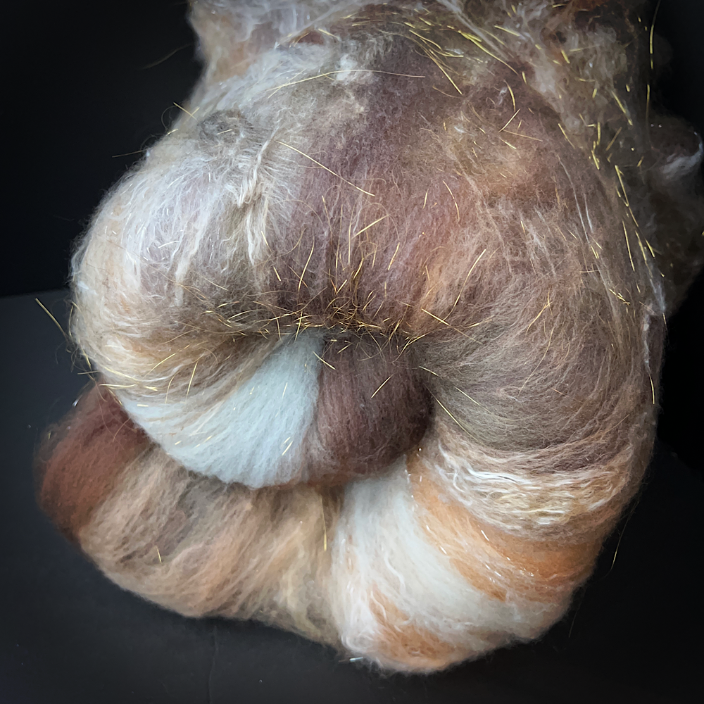 Batt for spinning yarn