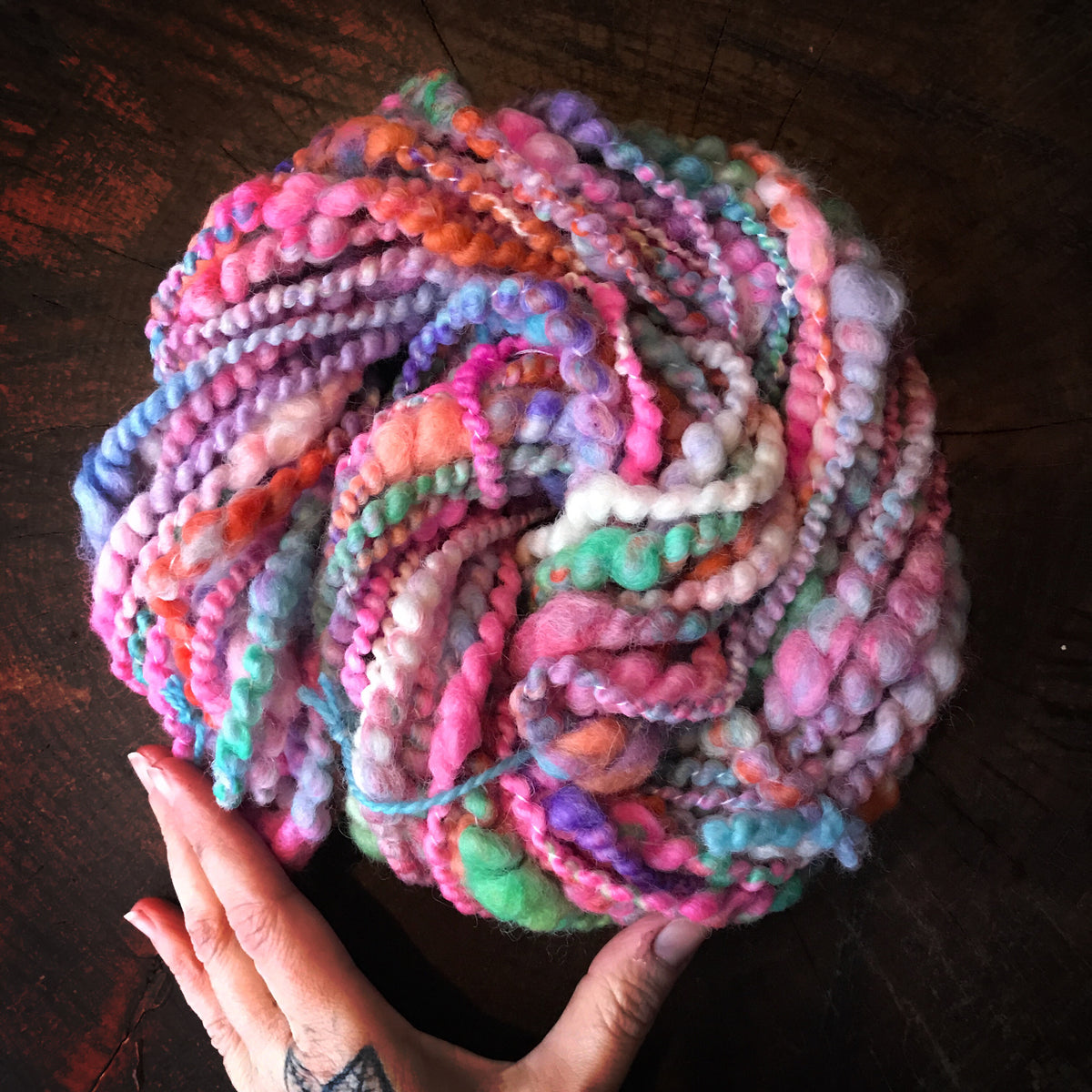 Rainbow  art yarn 90g - Mynoush