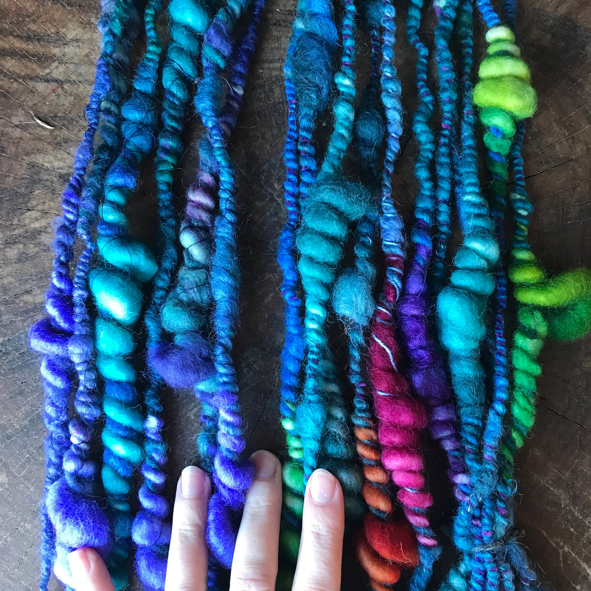 Blue duo art yarn 100g - Mynoush