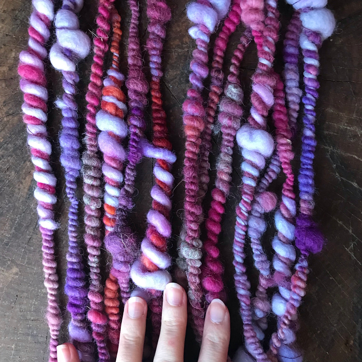 Purple art yarn 100g 12y - Mynoush