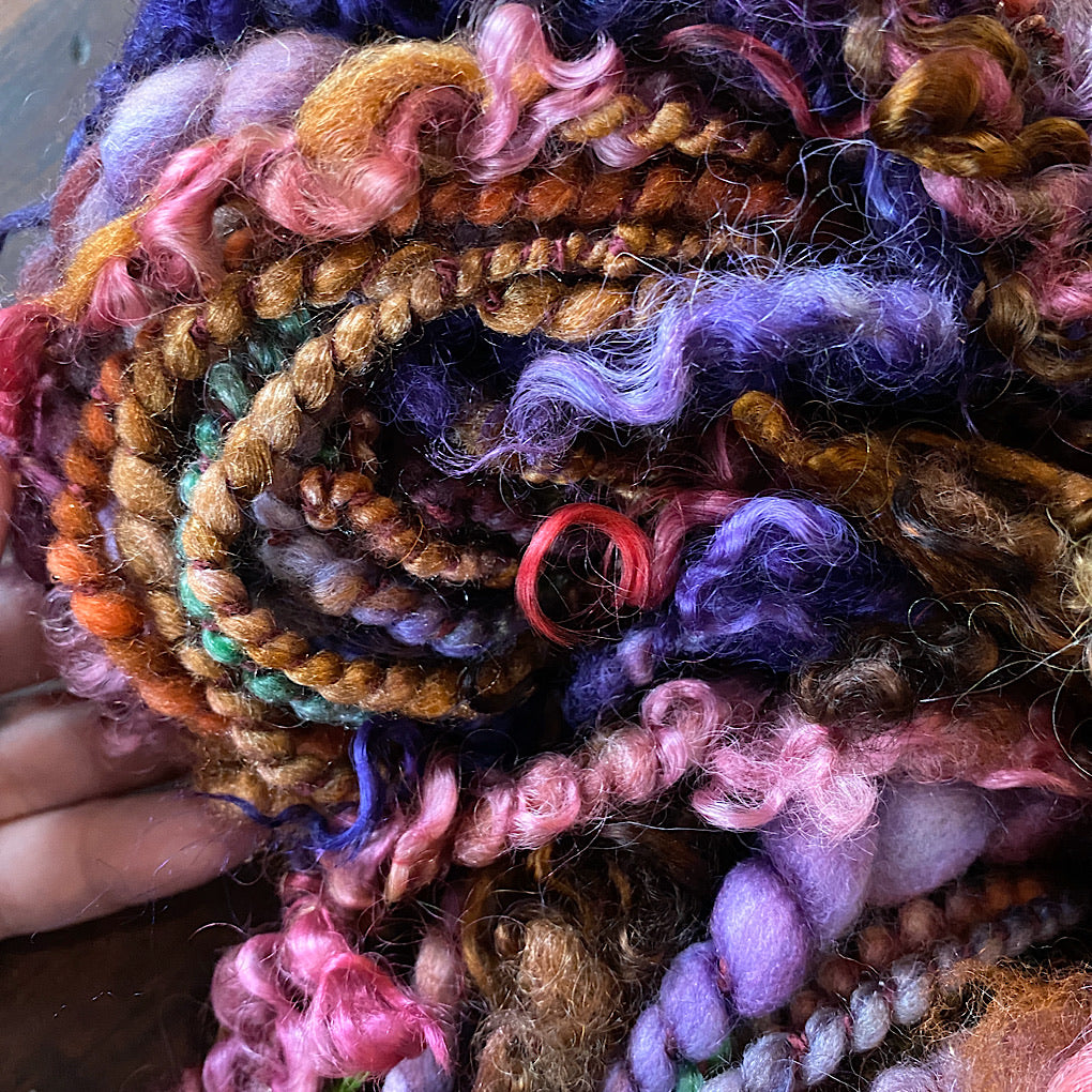 Passionate One-of-a-kind Silk art yarn