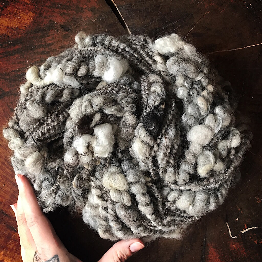 Never enough grey Art yarn