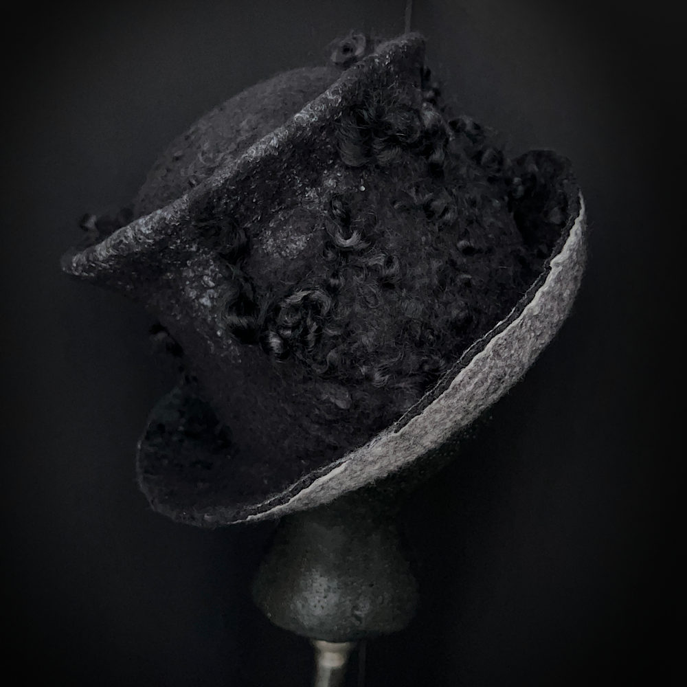 Felted top hat  - 23”