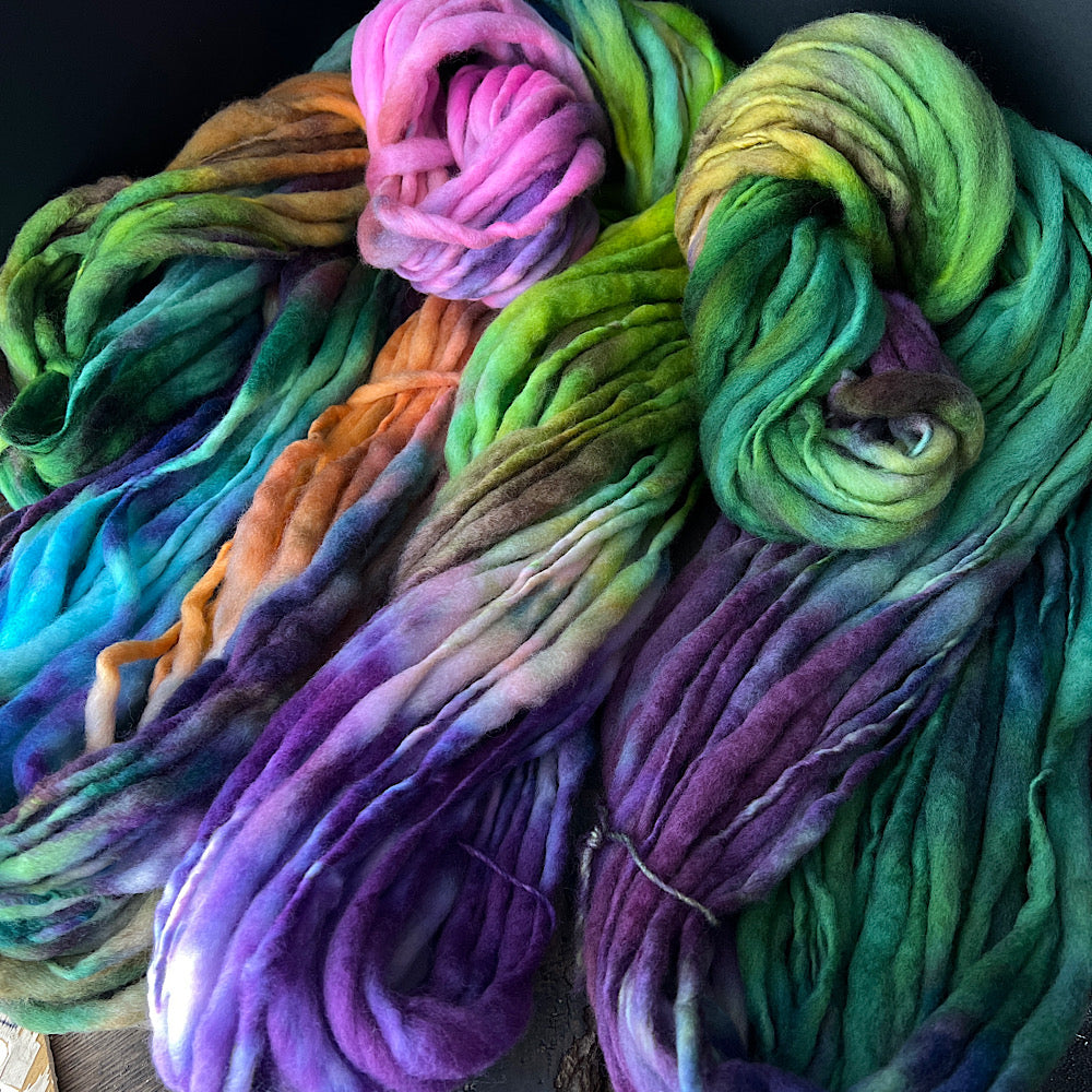 Fluffy yarn set of 3 skeins
