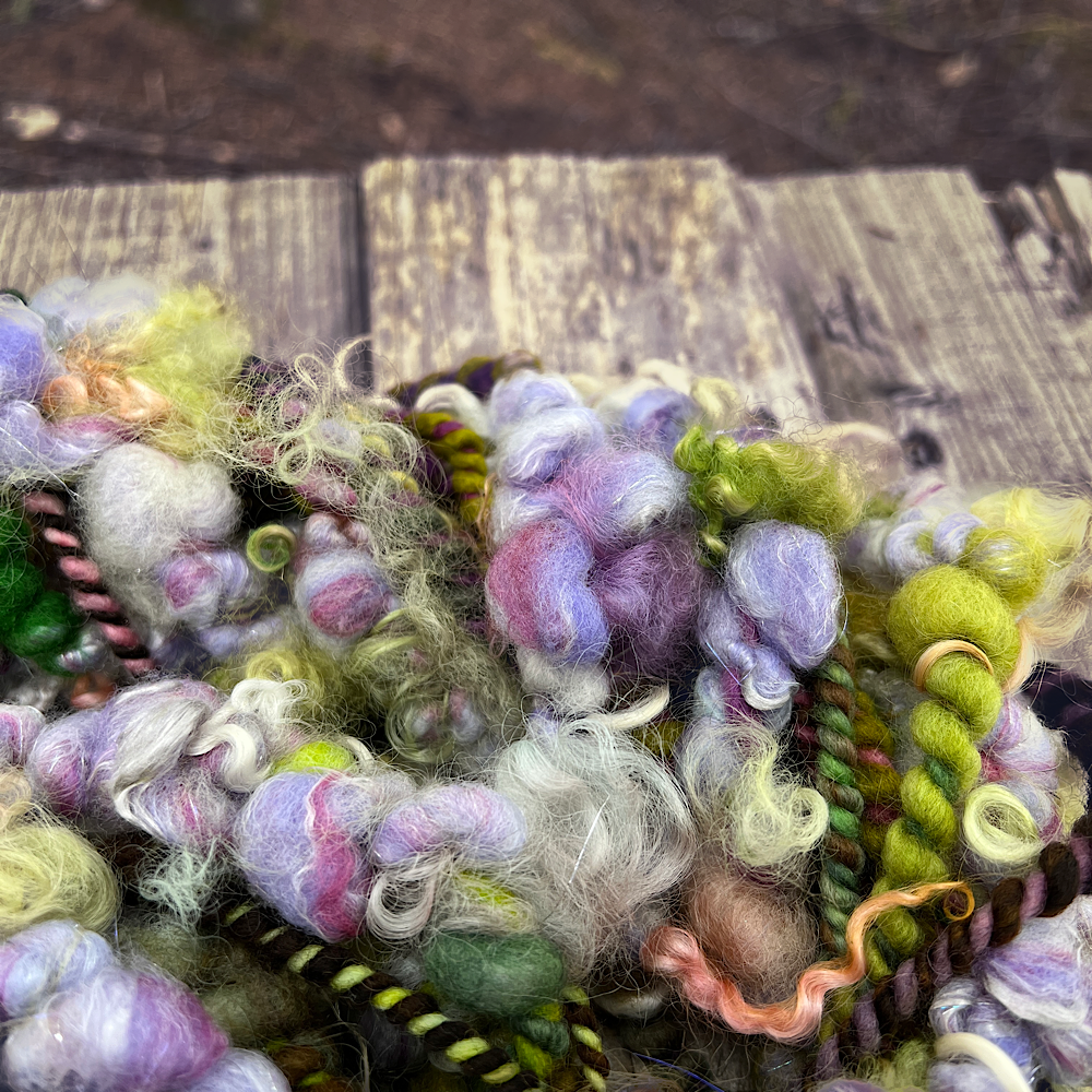 Water lilies 2 - art yarn