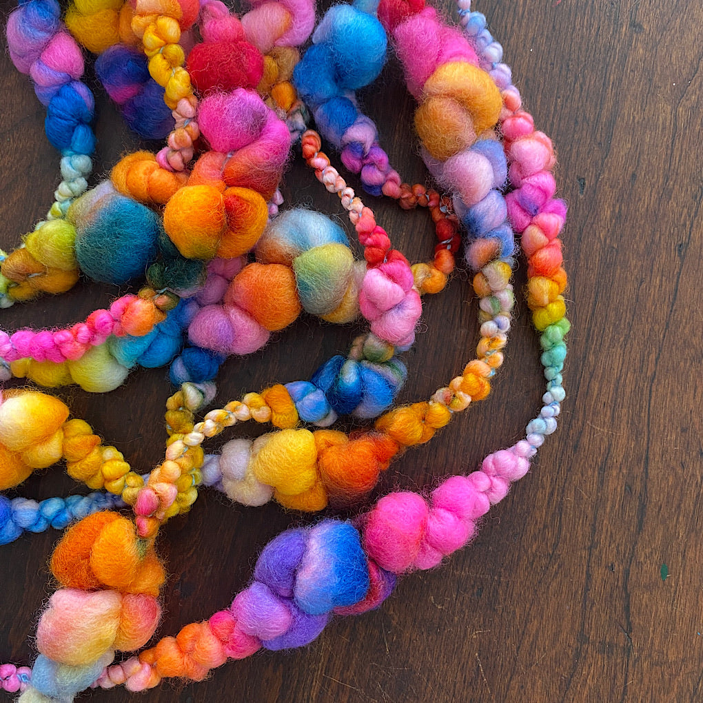 Custom Jumbo Boucle - Over the rainbow