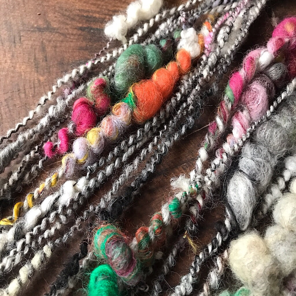 Winter roses Art yarn