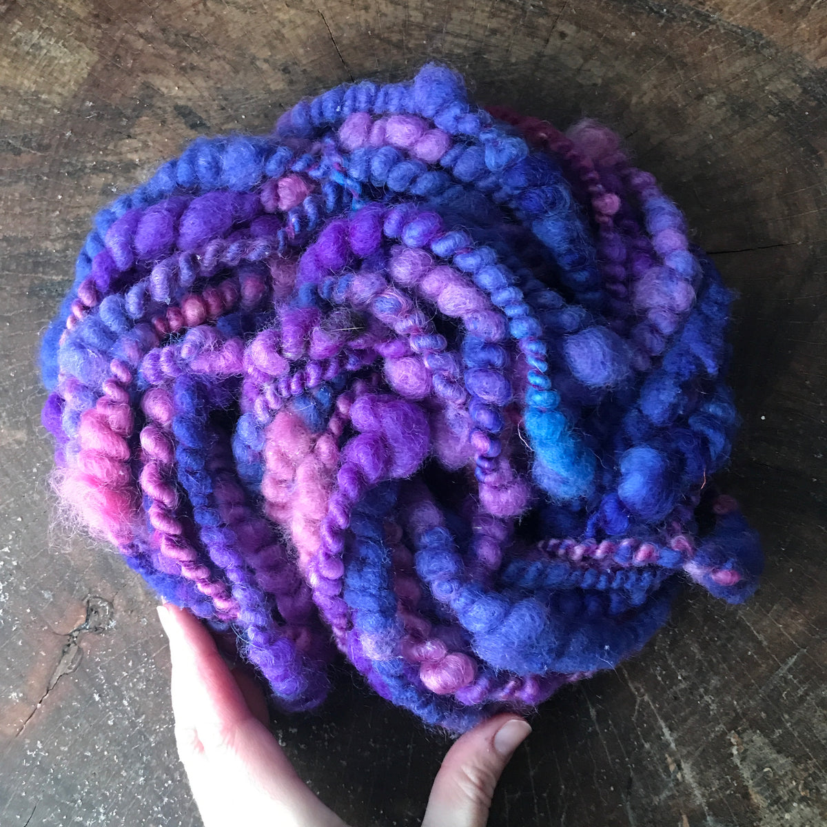 Purple art yarn 70g - Mynoush
