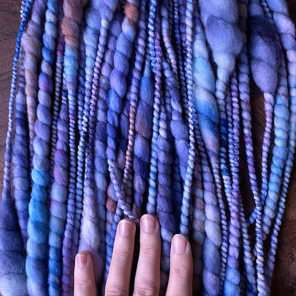 Lake side jumbo spiral merino yarn