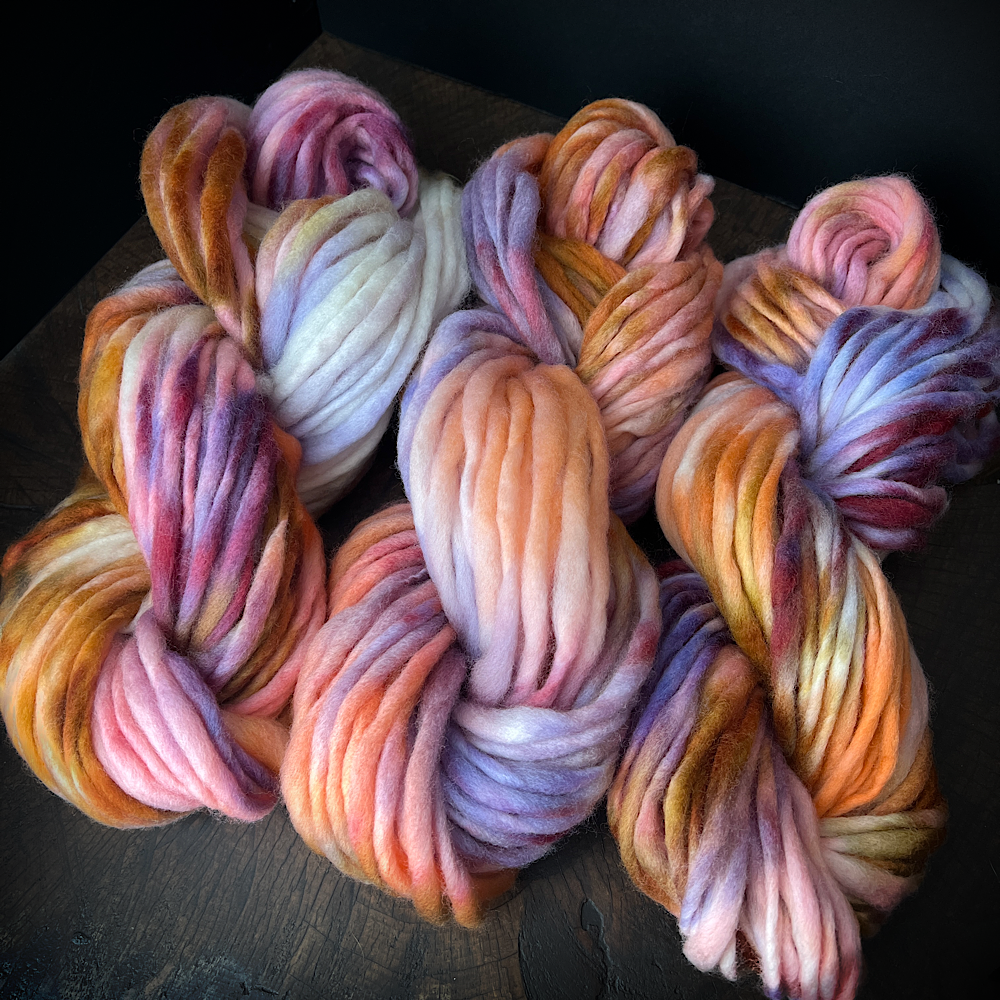 Fluffy yarn set of 3 skeins
