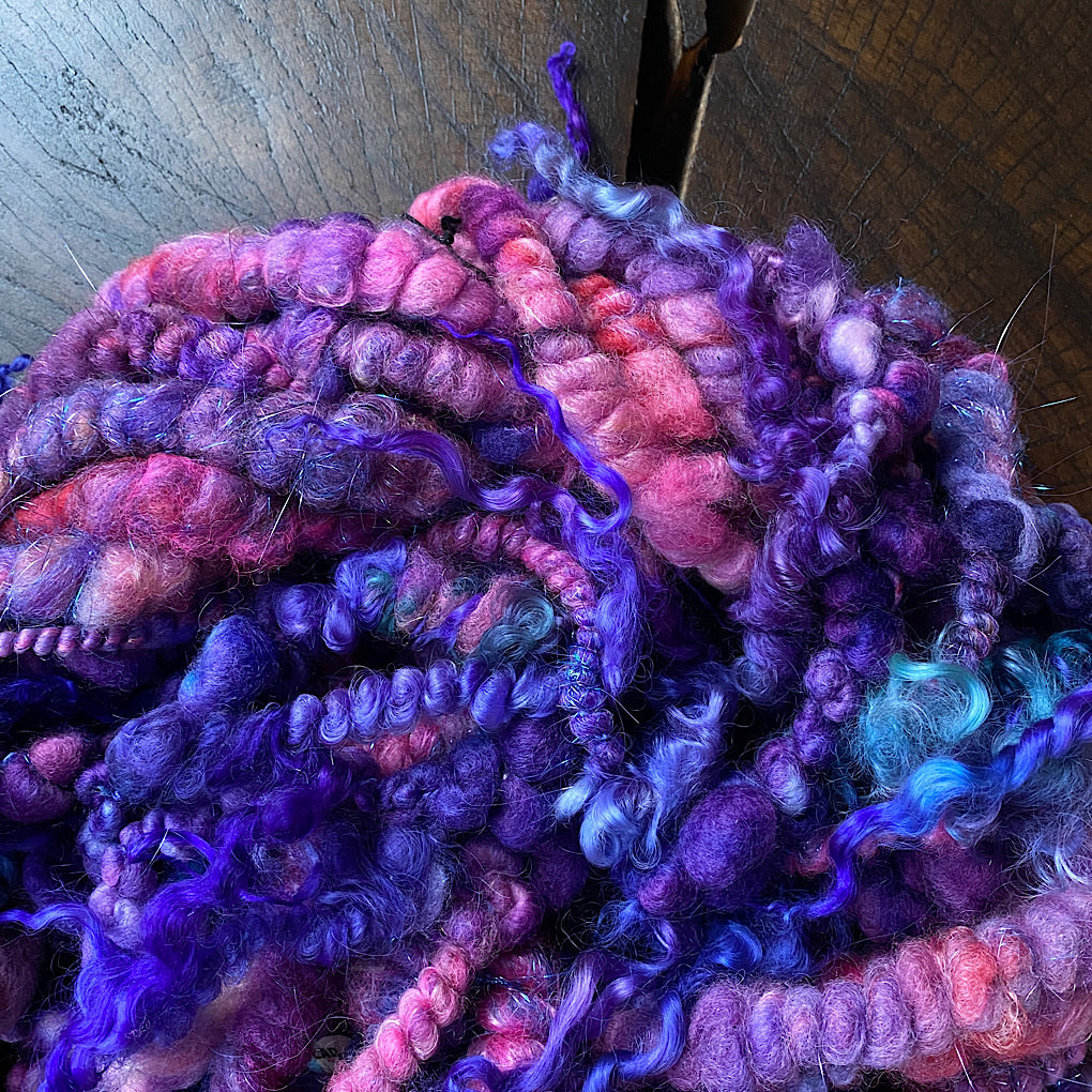 Sweet Ivy - Fluffy sparkly giant art yarn