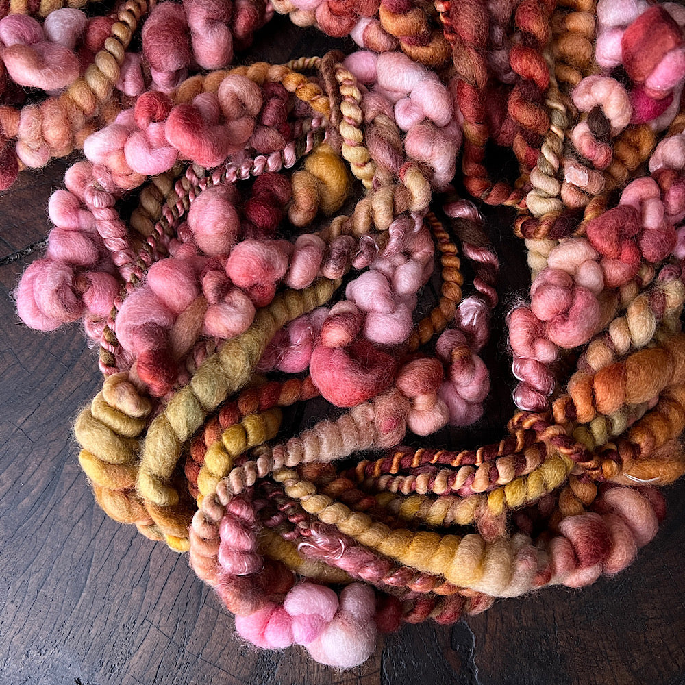 Full Bloom Roses art yarn