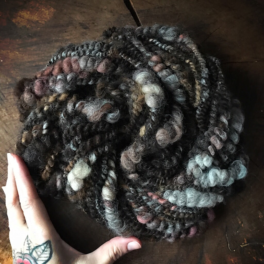 Dark chocolate Art yarn