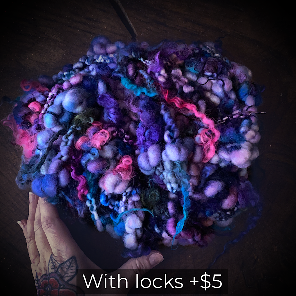 Custom Jumbo Boucle - Morticia - Locks included